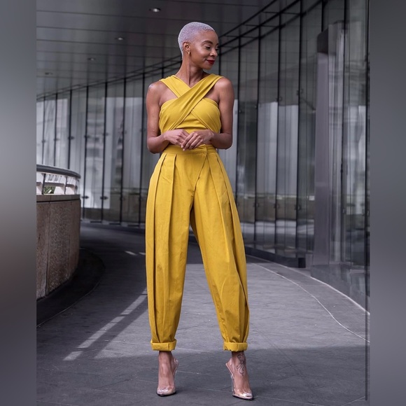 The Drop Women's Citronelle Sculpted Pleat Pull-on Pants - Picture 8 of 8